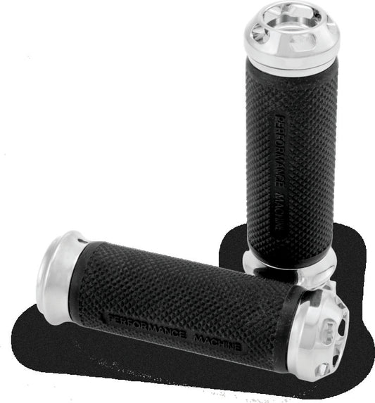 Performance Machine Handle Grip Set - Apex TBW - Chrome