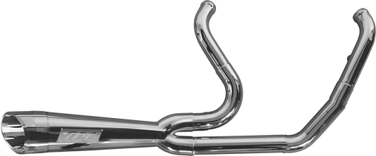 Comp S 2in1 Exhaust Touring M8 Polished W/Turnout