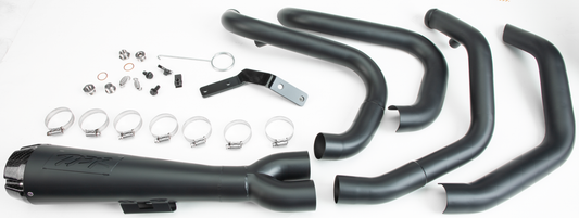 Comp S 2in1 Exhaust Sportster Black W/Cf End Cap
