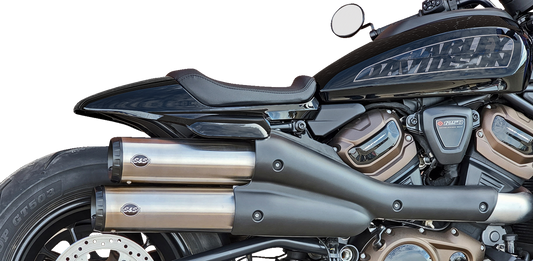 S&S CYCLE 4" Grand National Slip-On Mufflers - Stainless Steel - Sportster S 550-1111