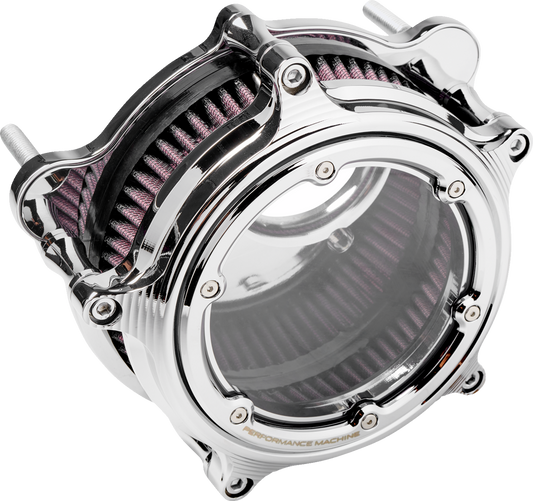 PERFORMANCE MACHINE (PM) Vision Air Cleaner Kit - Chrome 0206-2166-CH