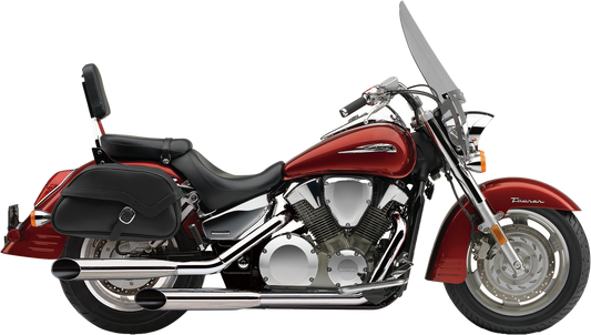 Blvd Slashcut Slip On Chrome Hon Vtx1300r/S/T 03 09