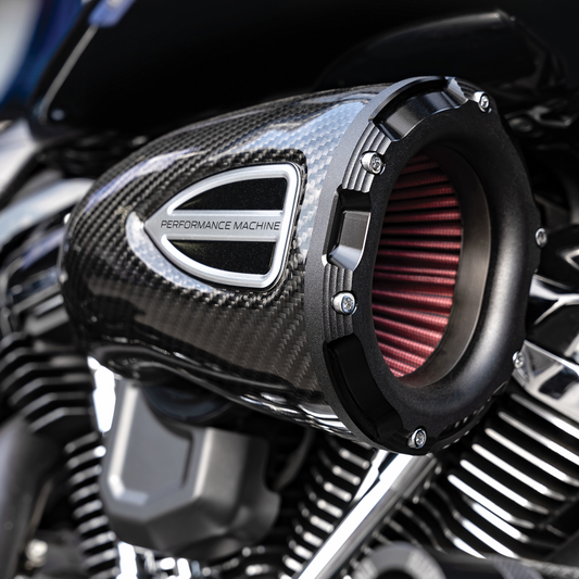 PERFORMANCE MACHINE (PM) C4 Series Air Cleaner Kit - Black Ops* - Touring 0206-2163-SMB
