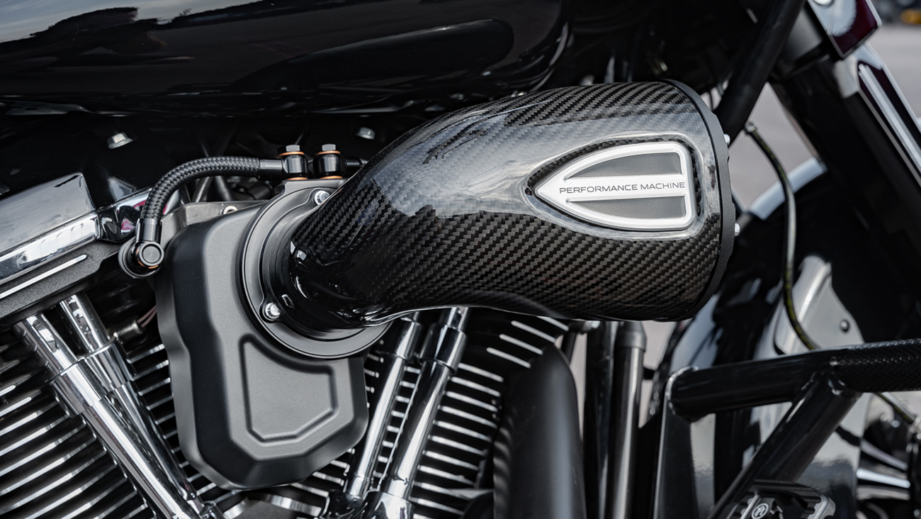 PERFORMANCE MACHINE (PM) C4 Series Air Cleaner Kit - Black Ops* - Touring 0206-2163-SMB