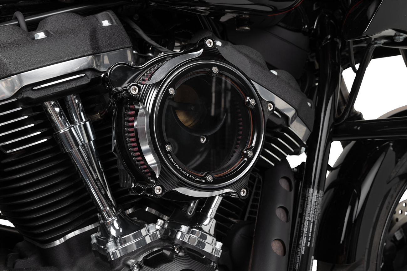 PERFORMANCE MACHINE (PM) Vision Air Cleaner Kit - Contrast Cut* 0206-2166-BM