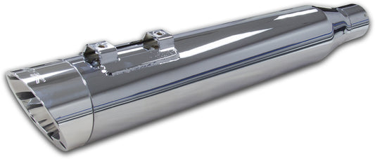 Comp S 2in1 Exhaust Touring M8 Chrome W/Pol Slash End Cap