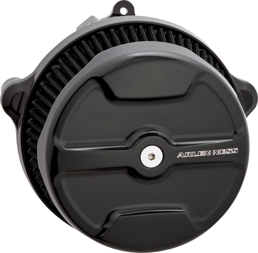 ARLEN NESS Big Sucker* Stage 1 Air Cleaner Kit with Cover - Knuckle - Black 600-309