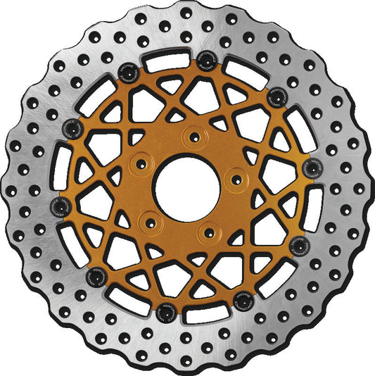 Performance Machine Disc/Carr Speedstar 11.5in x .20 FF No O/S Fr - Gold Ano