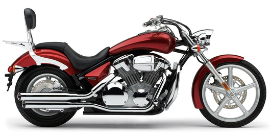 3" Slip On Chrome Hon Vt1300cr/Cs/Ct/Cx 10 19