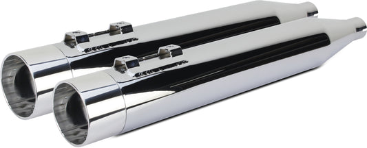 Comp S Slip On Touring Tc Chrome W/Pol End Cap