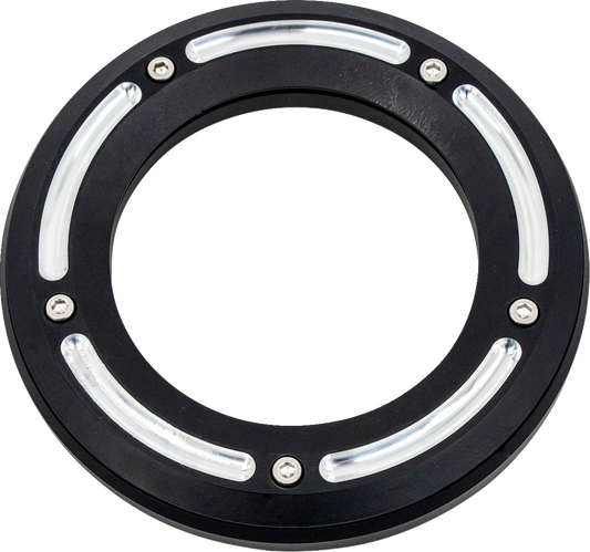 TRASK Assault Derby Cover - Reverse Cut - Softail TM-0042RC