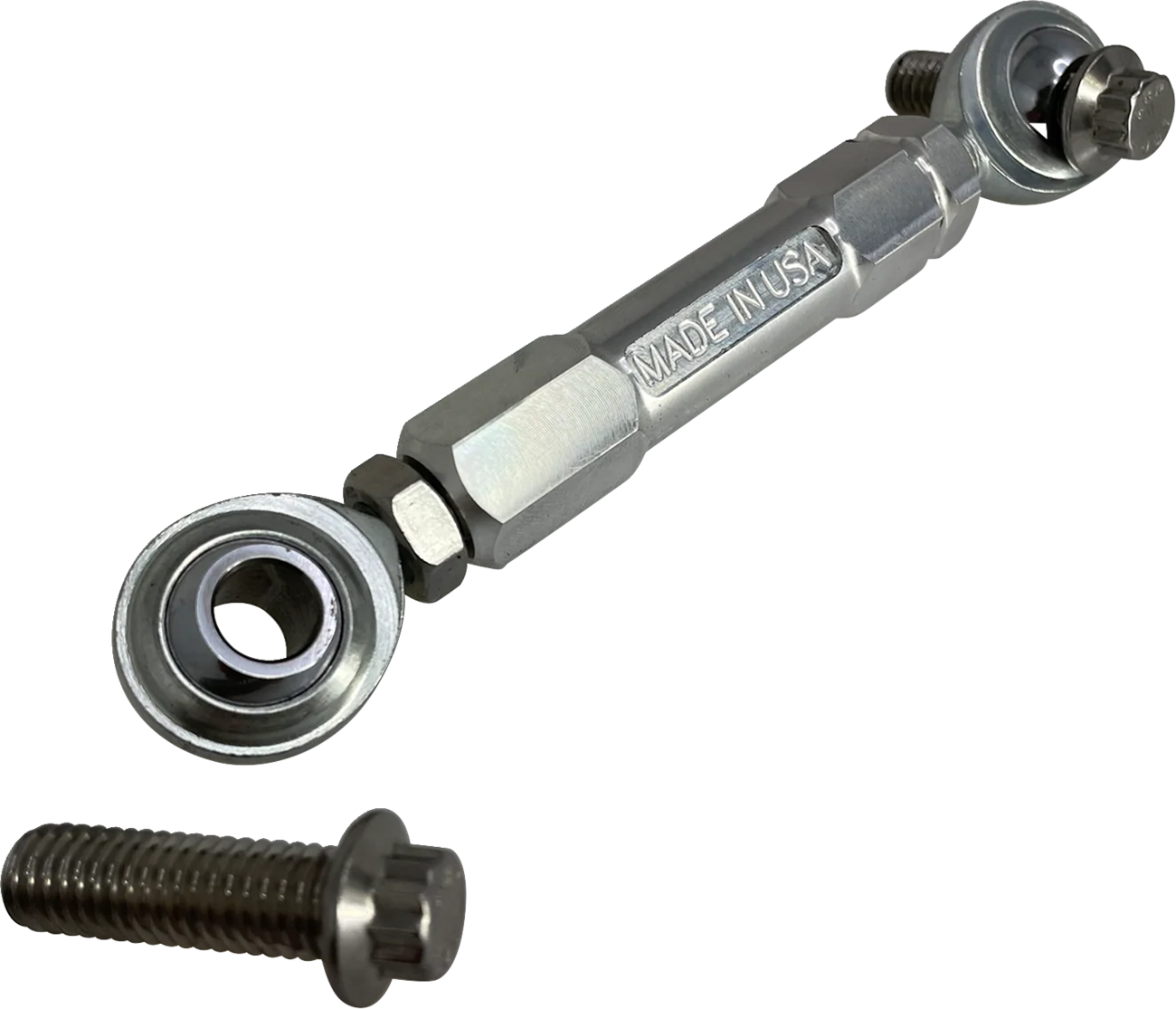 ALLOY ART Adjustable Stabilizer Link - Front - Raw Machined - Touring CFL-1