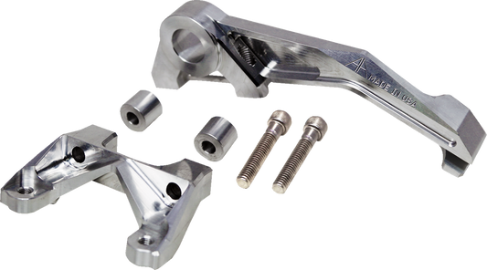 ALLOY ART Multi Brake Caliper Mount - 84mm Bolt Center - Raw - Super Sport MCRB2-1