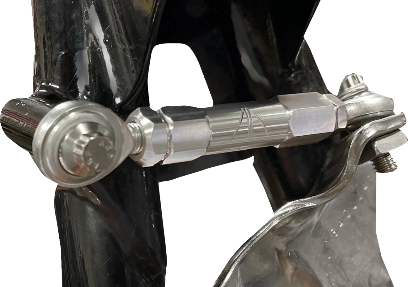 ALLOY ART Adjustable Stabilizer Link - Front - Raw Machined - Touring CFL-1