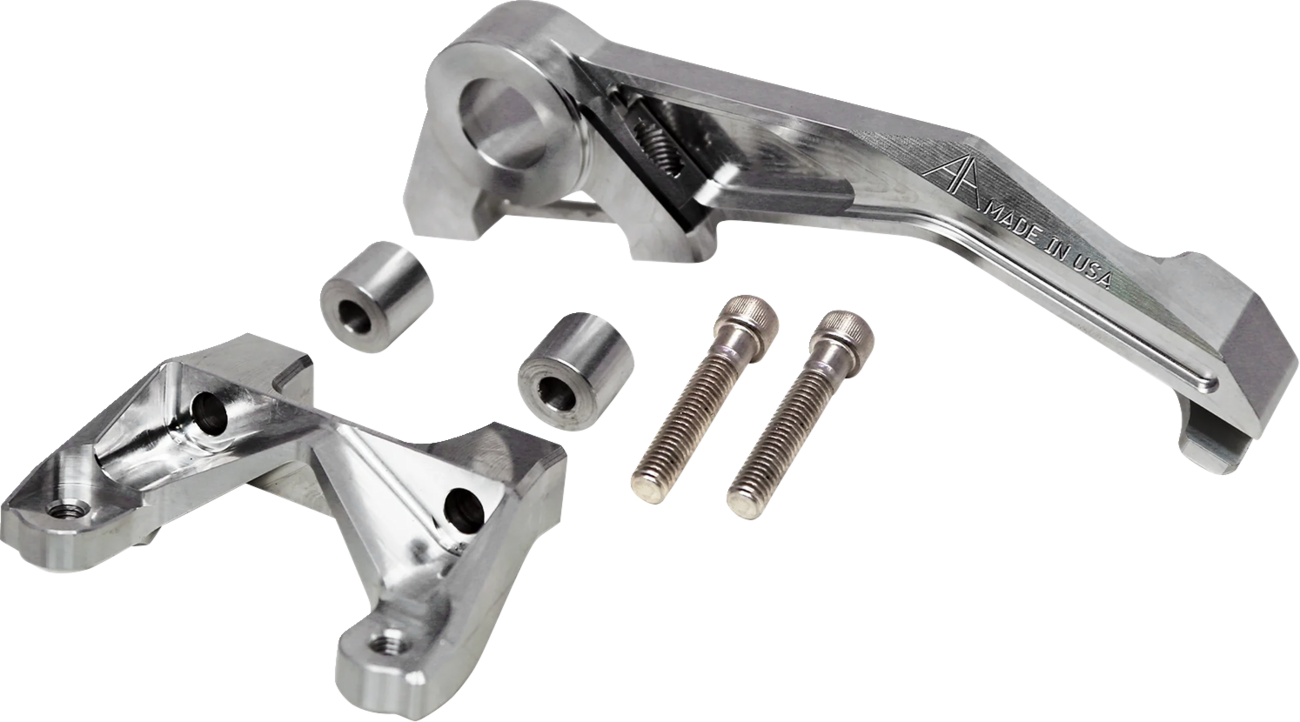 ALLOY ART Multi Brake Caliper Mount - 108mm Bolt Center - Raw MCRB1-1