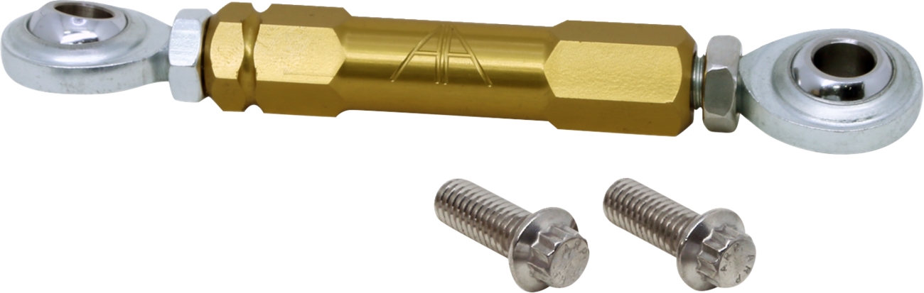 ALLOY ART Adjustable Stabilizer Link - Front - Gold Anodized - Touring CFL-3