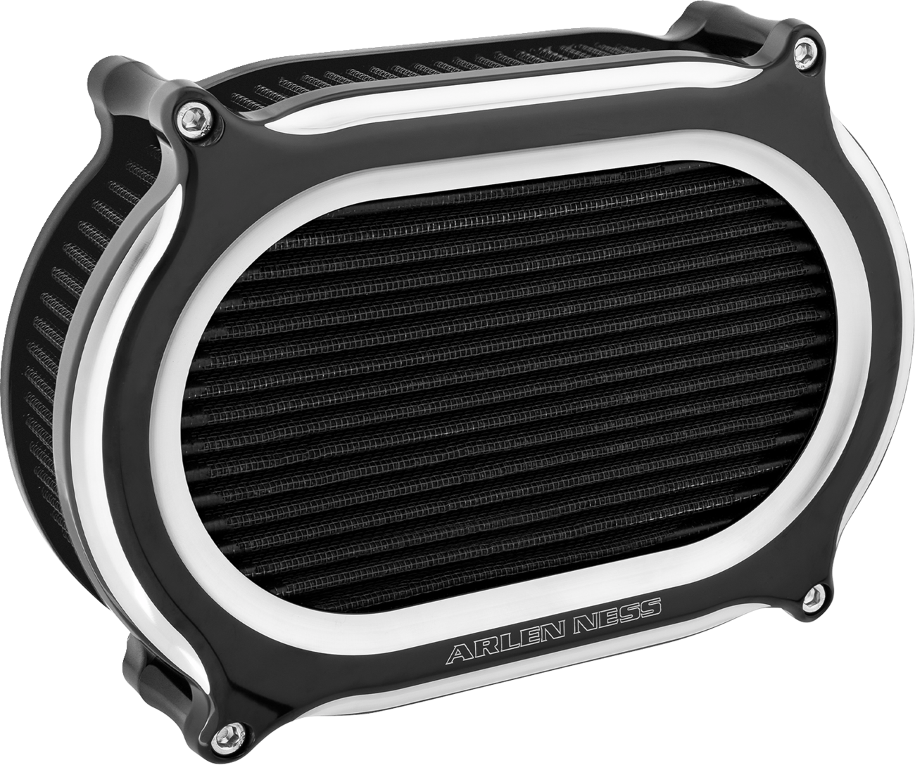 ARLEN NESS Stage 2 Oval Air Cleaner Kit - Black 600-176