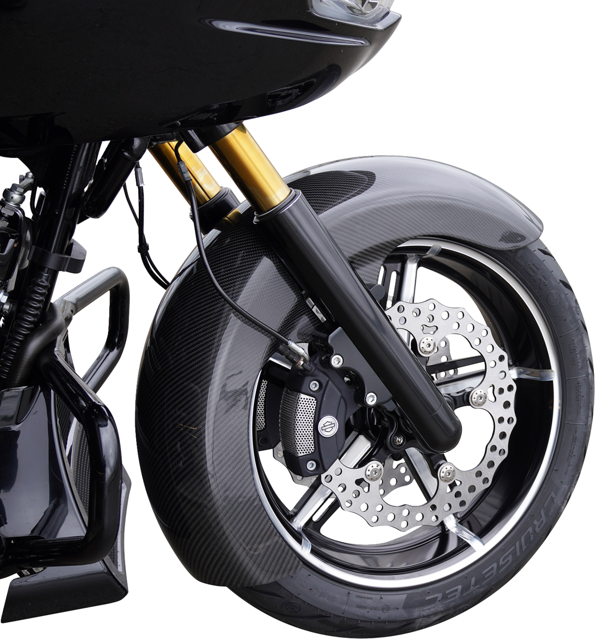 ARLEN NESS Carbon Fiber Front Fender - Wrapper - 18" 210-042