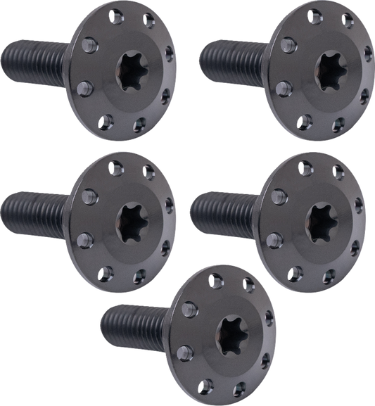 ARLEN NESS Bolt Kit - Holeshot/Front/Floating/Brake Rotor - Spoke Mount - Black - 5 Pack 300-921