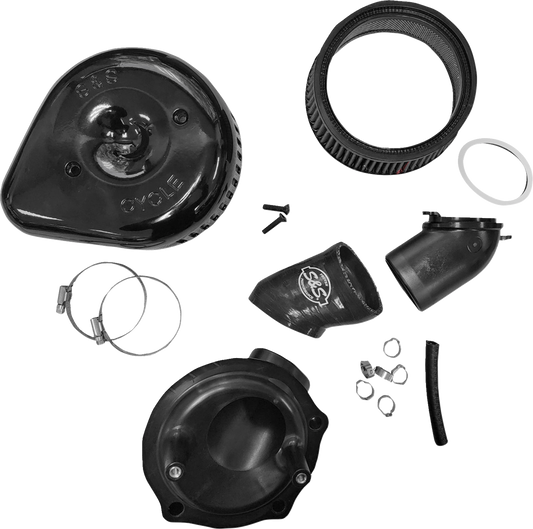 S&S CYCLE Stealth Air Cleaner Kit with Cover - Black - Indian 170-0777