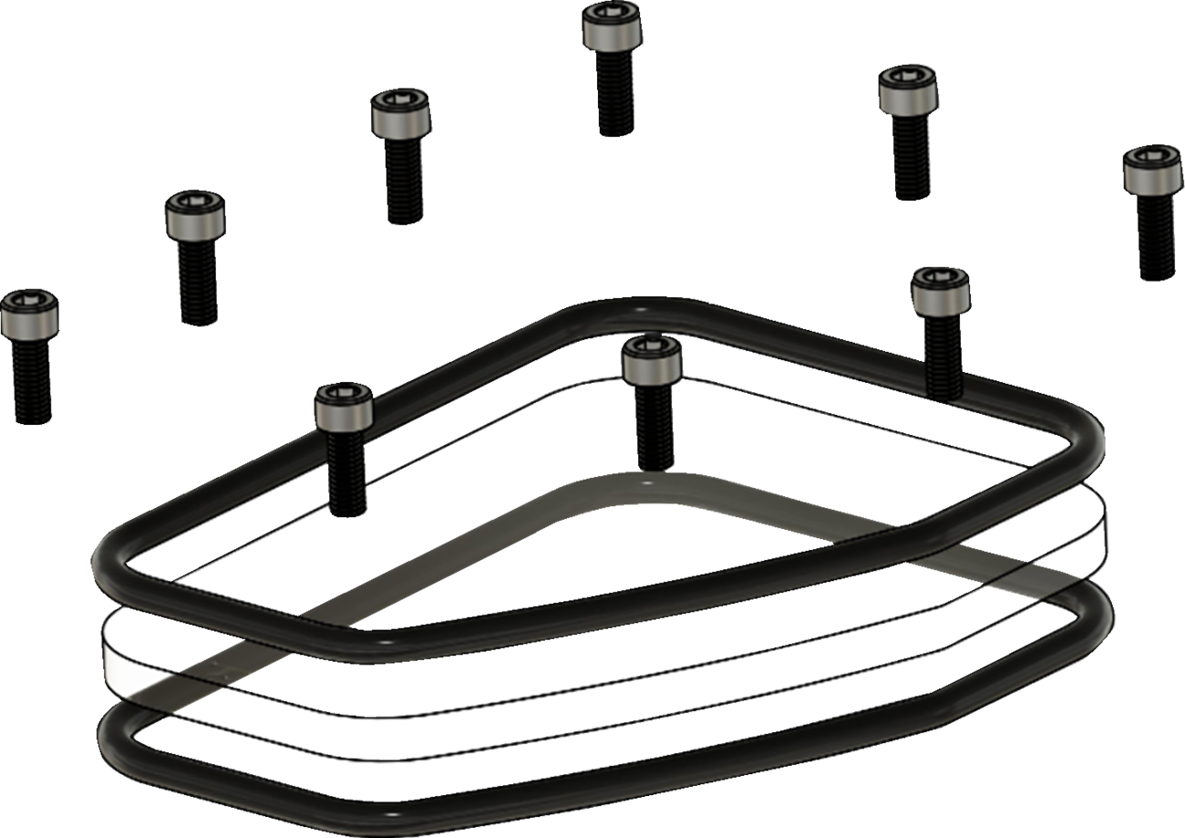 TRASK Assault Cam Cover Repair Kit - Twin Cam TM-017-RK