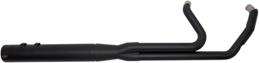S&S CYCLE 2:1 Exhaust for FL - Black 550-0729