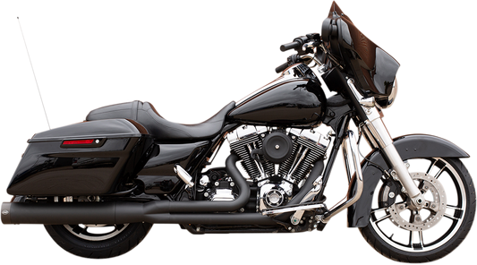 S&S CYCLE 2-into-1 Exhaust for '95-'16 FL - Black 550-0777