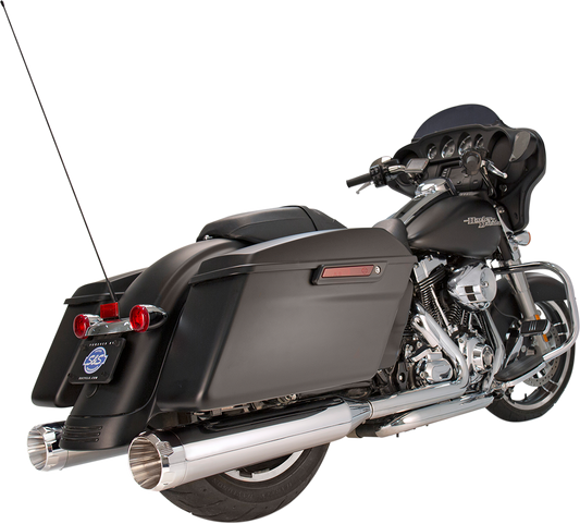 S&S CYCLE 4-1/2" MK45 Performance Mufflers - Chrome with Chrome Thruster 550-0620
