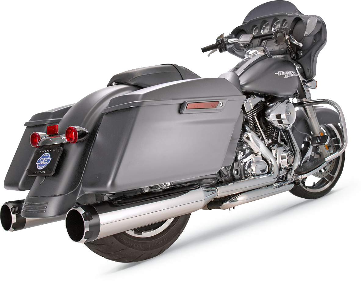 S&S CYCLE 4-1/2" MK45 Performance Mufflers - Black Thruster 550-0664