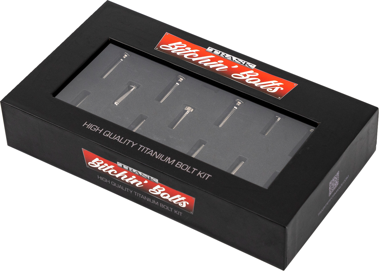 TRASK Bitchin' Bolts Hardware Kit - Titanium - M8 - Cam Cover TM-1050-C