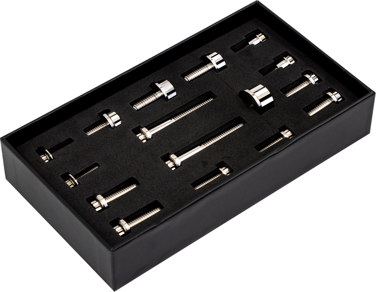 TRASK Bitchin' Bolts Hardware Kit - Titanium - M8 - Peg Mount TM-1050-F