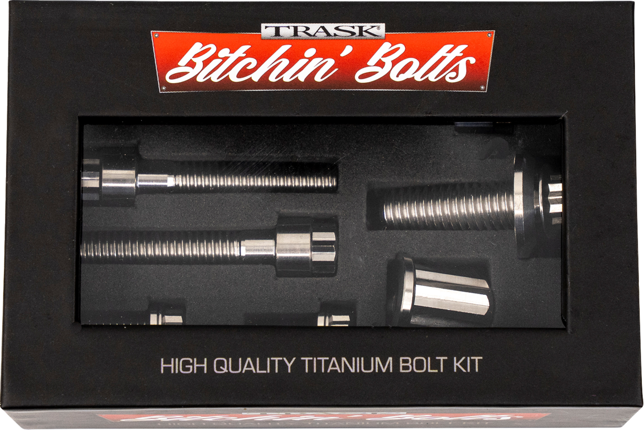 TRASK Bitchin' Bolts Hardware Kit - Titanium - M8 - Coil and Horn TM-1050-J