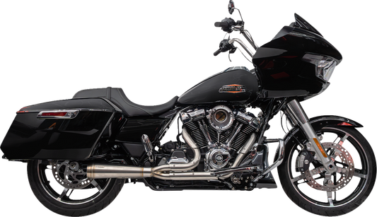 TRASK 2-into-1 Assault Exhaust System - Stainless Steel - Touring M8 TM-5011