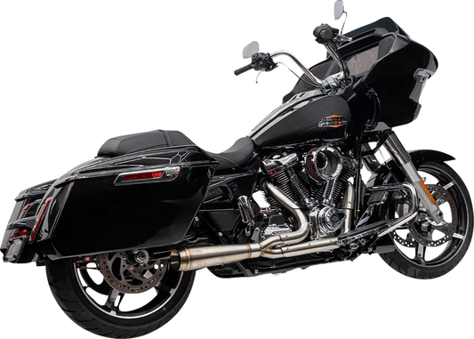 TRASK 2-into-1 Assault Exhaust System - Stainless Steel - Touring M8 TM-5011