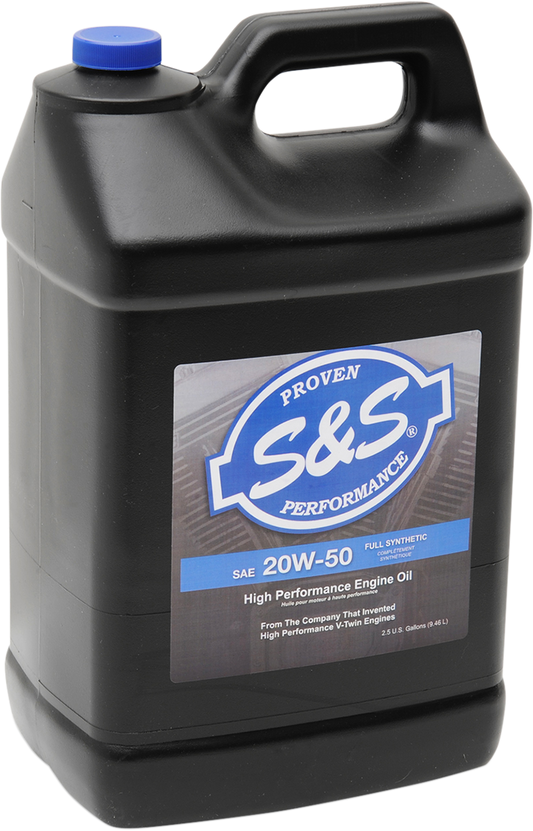 S&S CYCLE Synthetic Oil 20W-50 - 2.5 U.S. gal. 153749