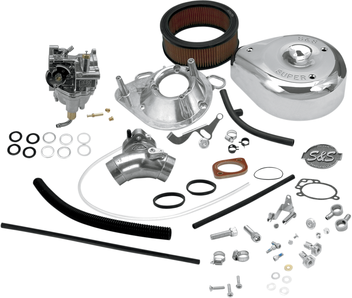 S&S CYCLE Super E Carburetor Kit - Evolution Big Twin 11-0419
