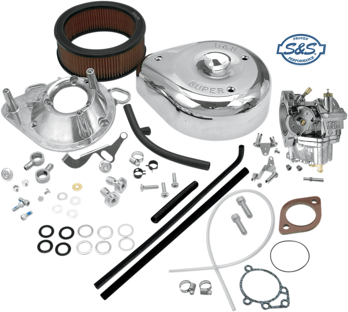 S&S CYCLE Super E Carburetor Kit - Evolution Big Twin 11-0442