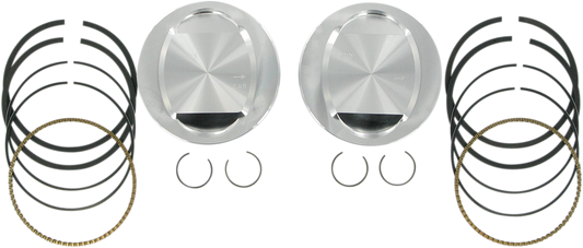 S&S CYCLE Piston Kit - For 95" Big Bore Kit - 3.875" - +0.005" 92-1204