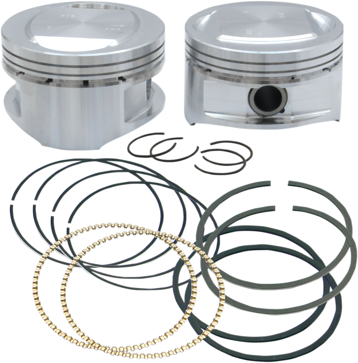 S&S CYCLE Piston Kit - For 95" Big Bore Kit - 3.875" - +0.010" 92-1201