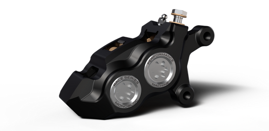 Performance Machine 08-23 FL,18-24 M8 Softail,06-17 VRod 137x4B Rce Series Monobloc Caliper Right BK