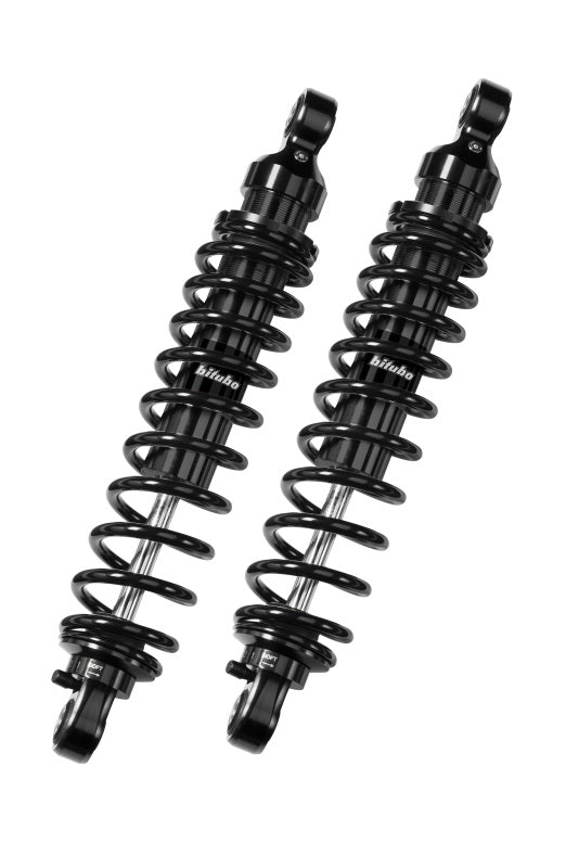 Bitubo WME4 Twinshocks Adjustable: Spring Preload, Rebound, Length 286mm, Dark Edition