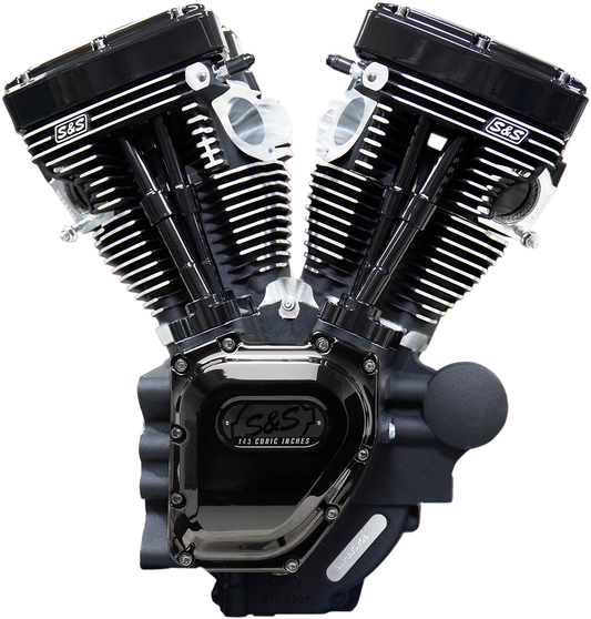 S&S CYCLE T143 Long Block Engine - Black Edition - Dyna 310-0901A