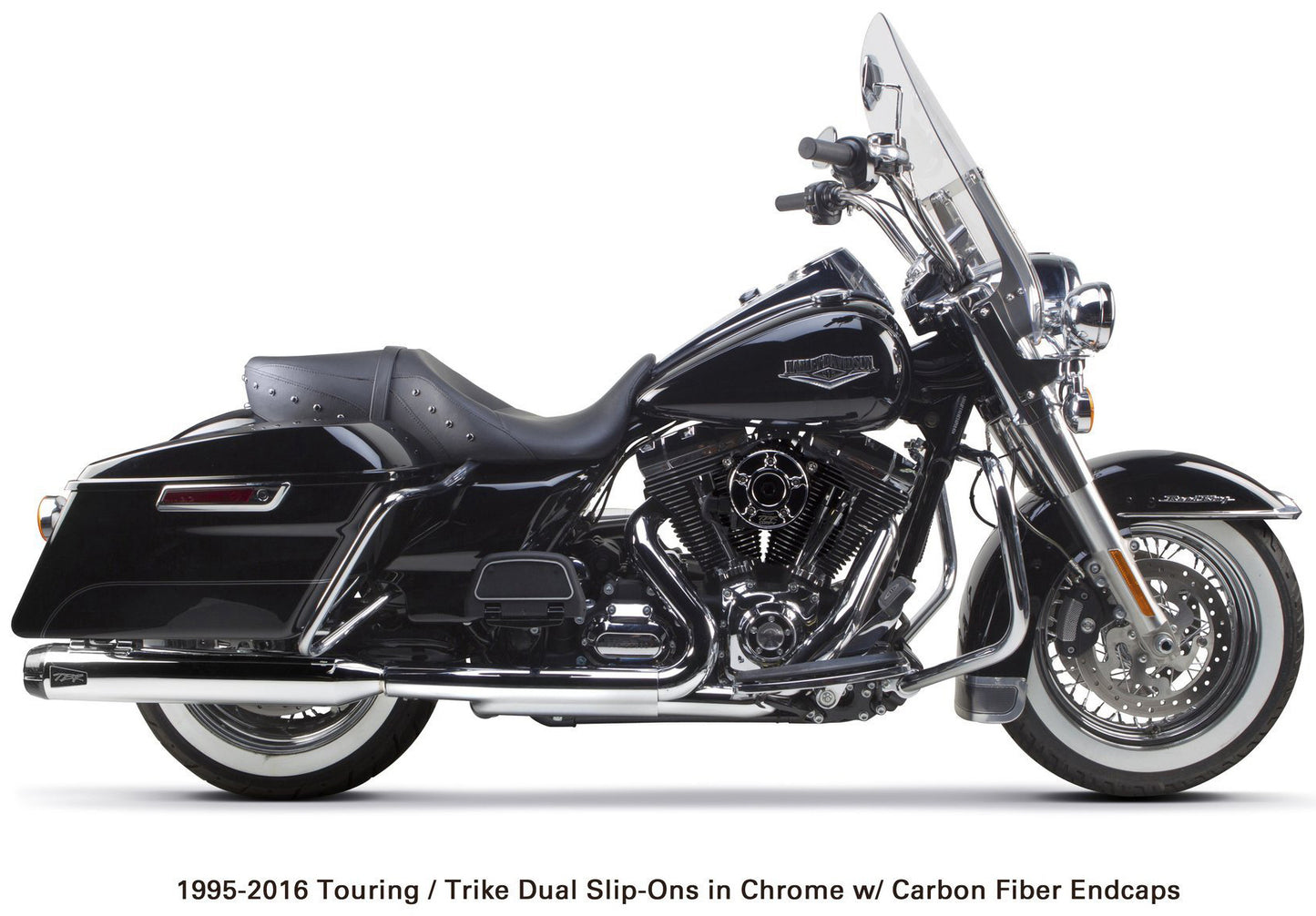 Comp S Slip On Touring Tc Chrome W/Cf End Cap