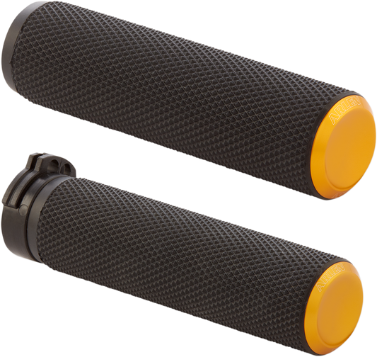 ARLEN NESS Knurled Grips - TBW - Gold 07-347