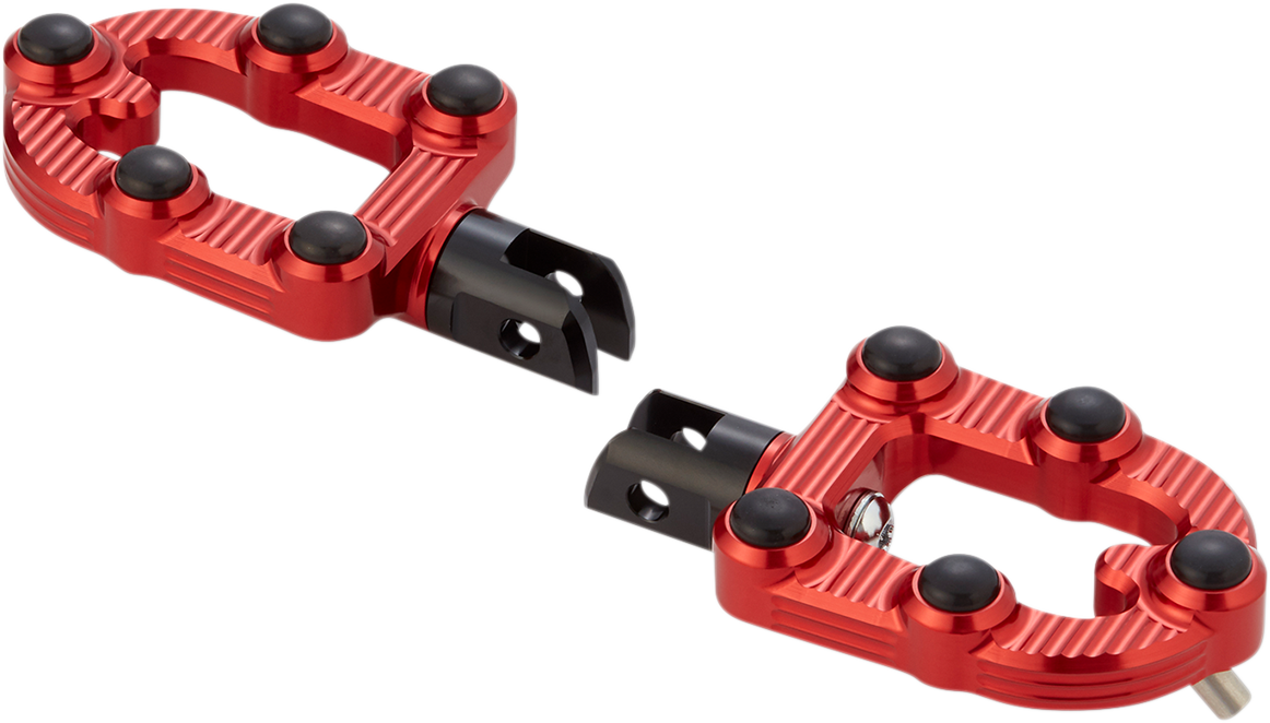 ARLEN NESS MX Footepgs - Driver - Red 07-946