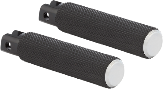 ARLEN NESS Knurled Footpegs - Chrome - FX/FL '18-'24 07-940