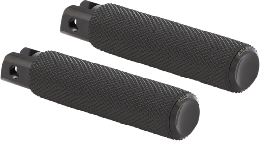 ARLEN NESS Passenger Knurled Footpegs - Black - FX/FL '18-'24 07-942