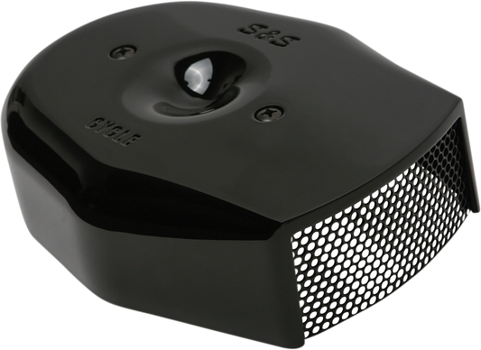 S&S CYCLE Air Cleaner Cover - Tribute - Black 170-0593