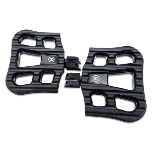 Performance Machine 18-24 M8 Softail Floorboard Assembly Mini Rider Drifter - Black Ops