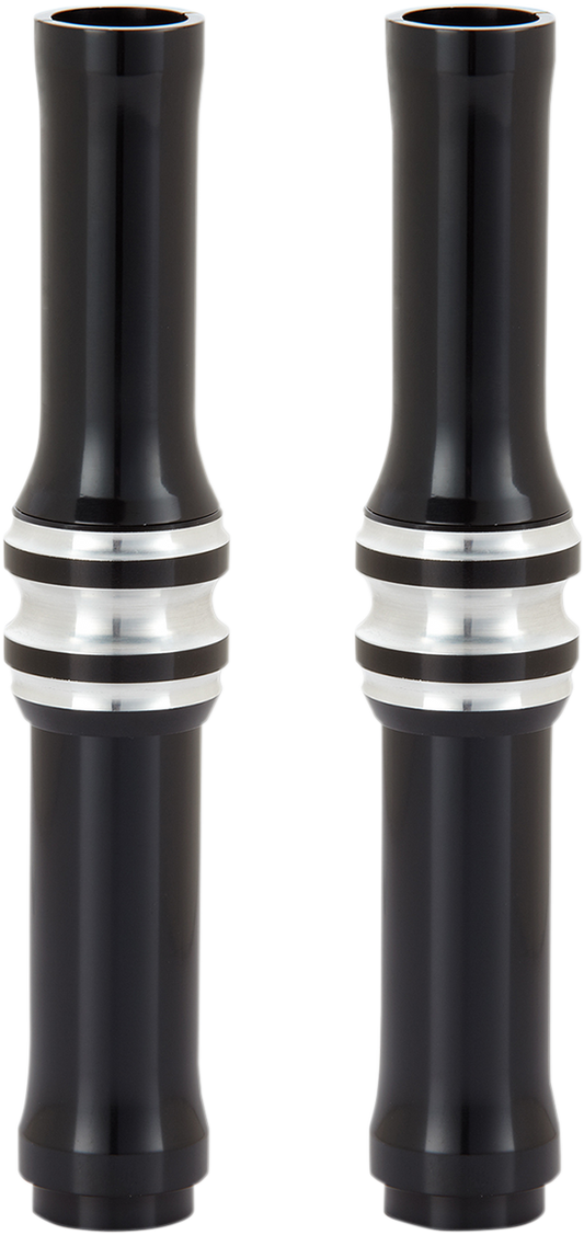 ARLEN NESS Pushrod Tube Cover Kit - 10 Gauge? - Black - M8 03-643